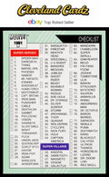 1991 Impel Marvel Universe II #162 Checklist