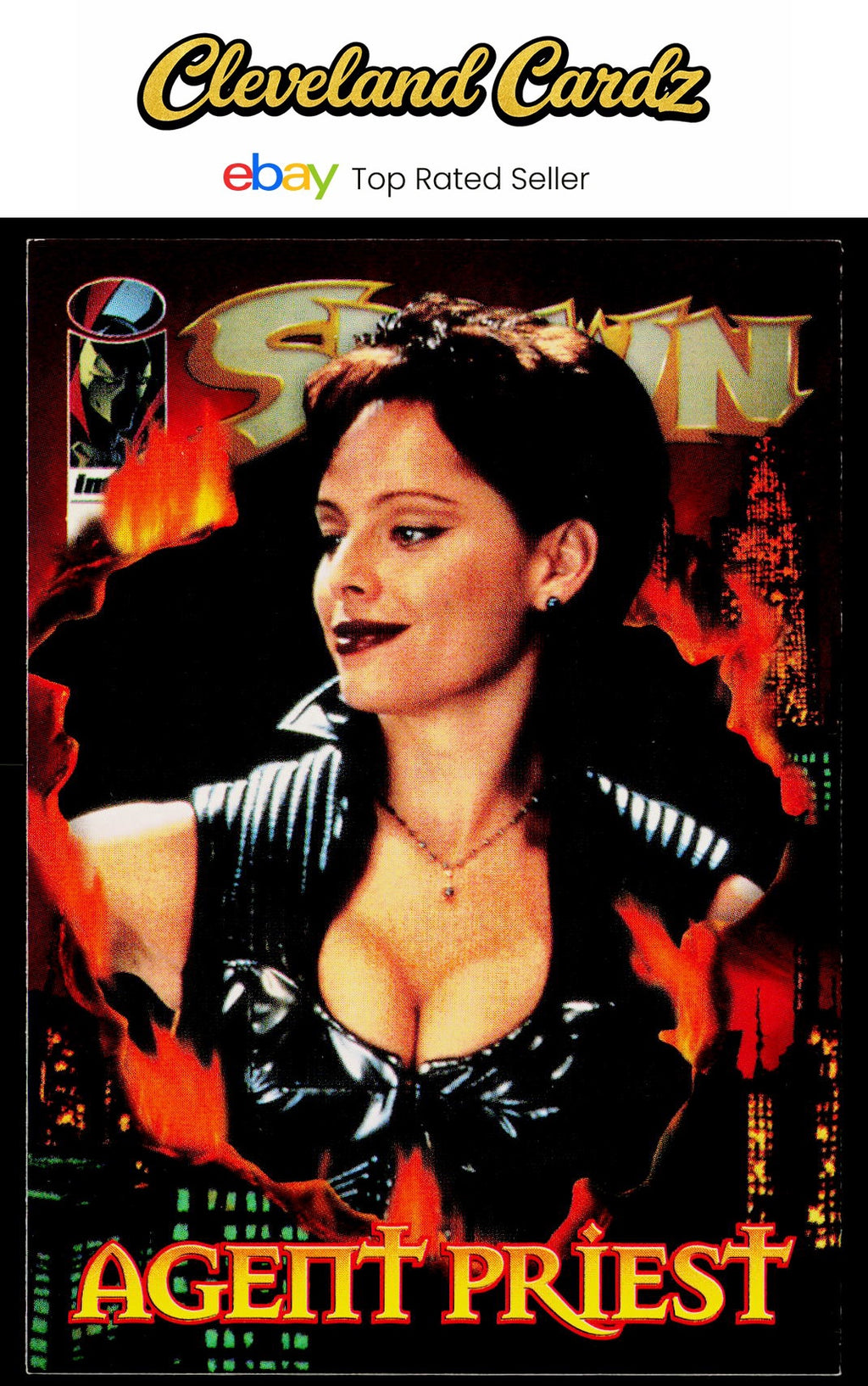 1997 Inkworks Spawn the Movie #69 Agent Priest VG+