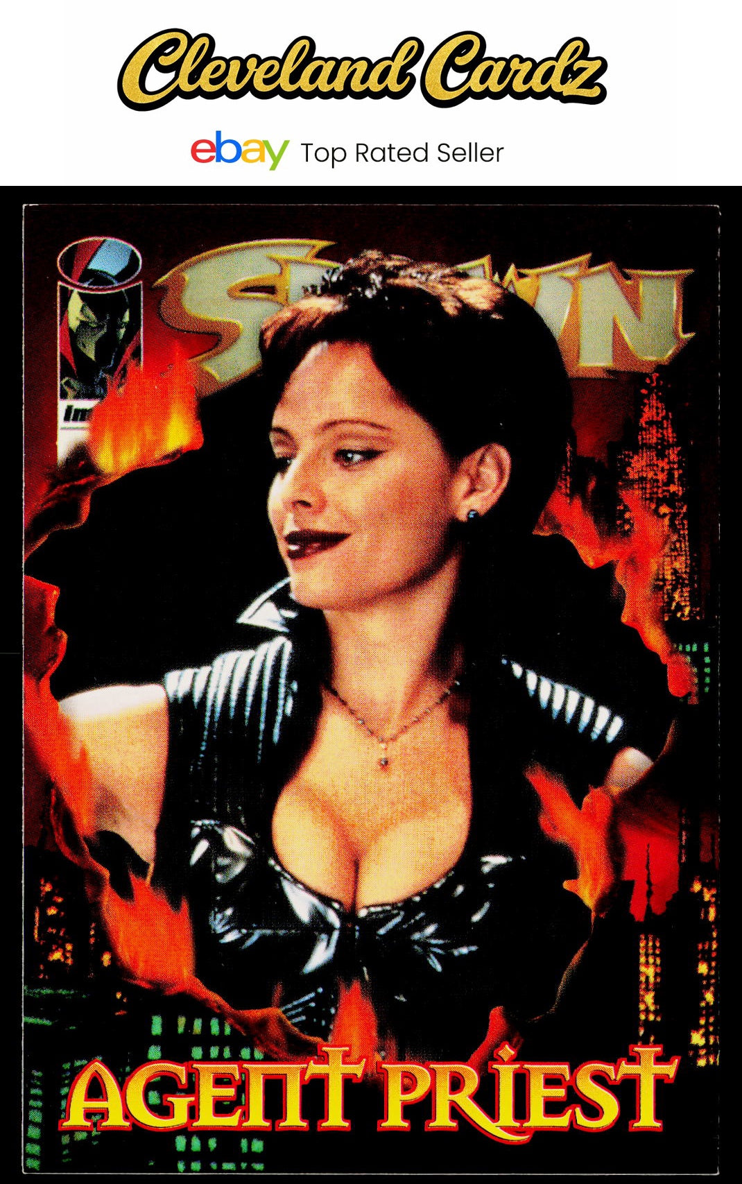 1997 Inkworks Spawn the Movie #69 Agent Priest VG+