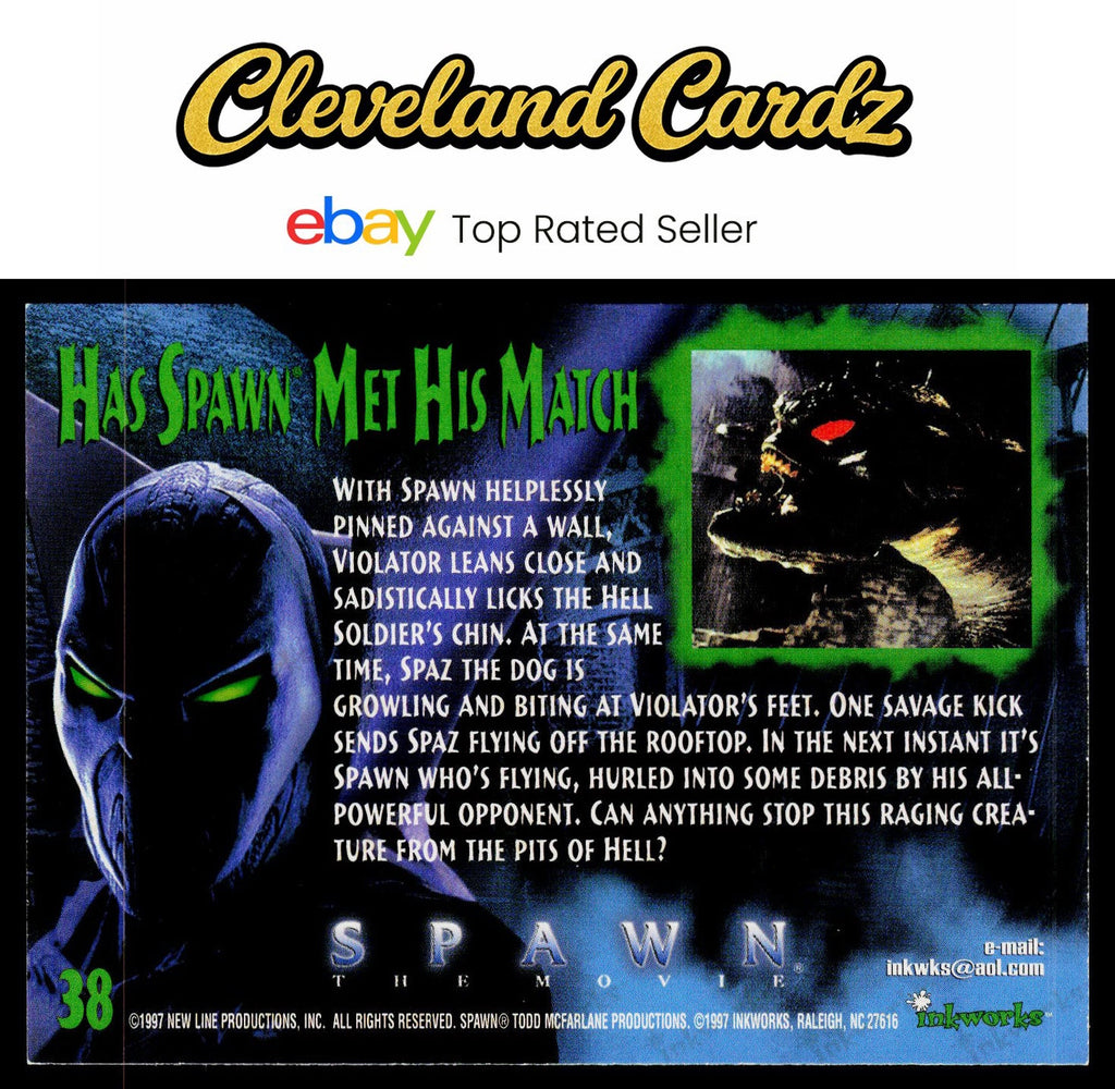 1997 Inkworks Spawn the Movie #38 Has Spawn Met His Match VG+