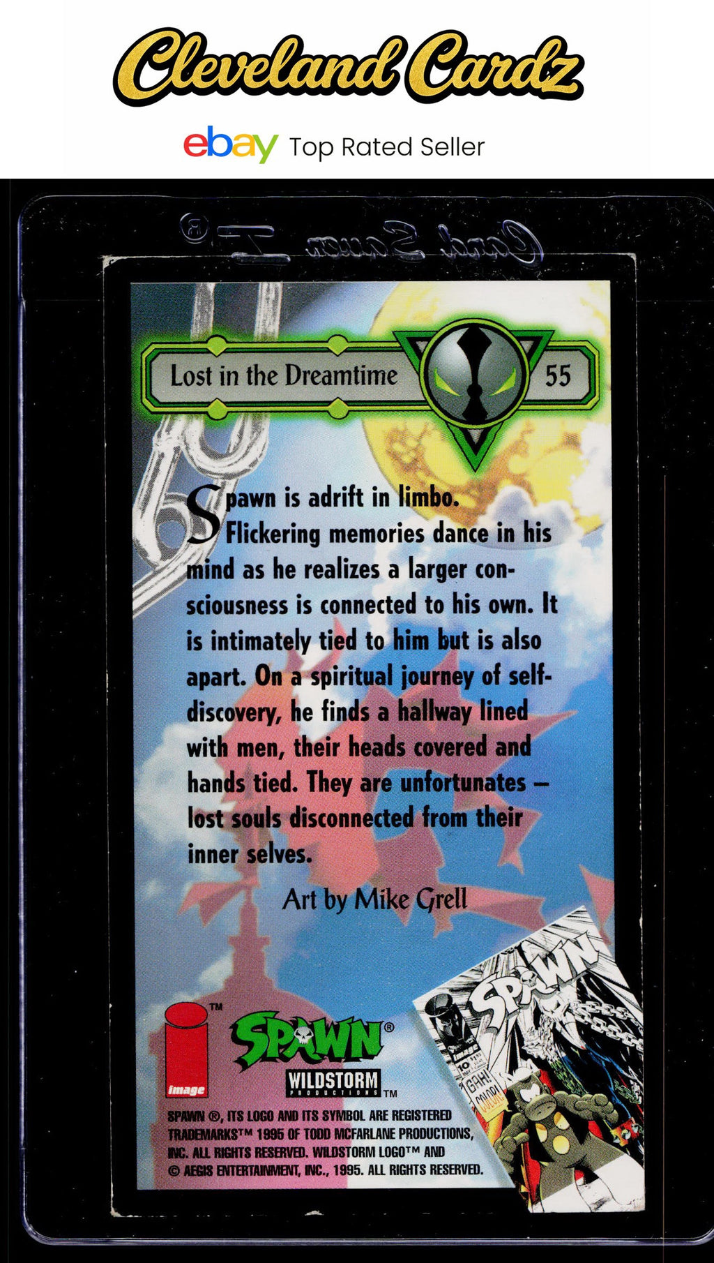 1995 WildStorm Spawn Widevision #55 Lost in the Dreamtime VG+
