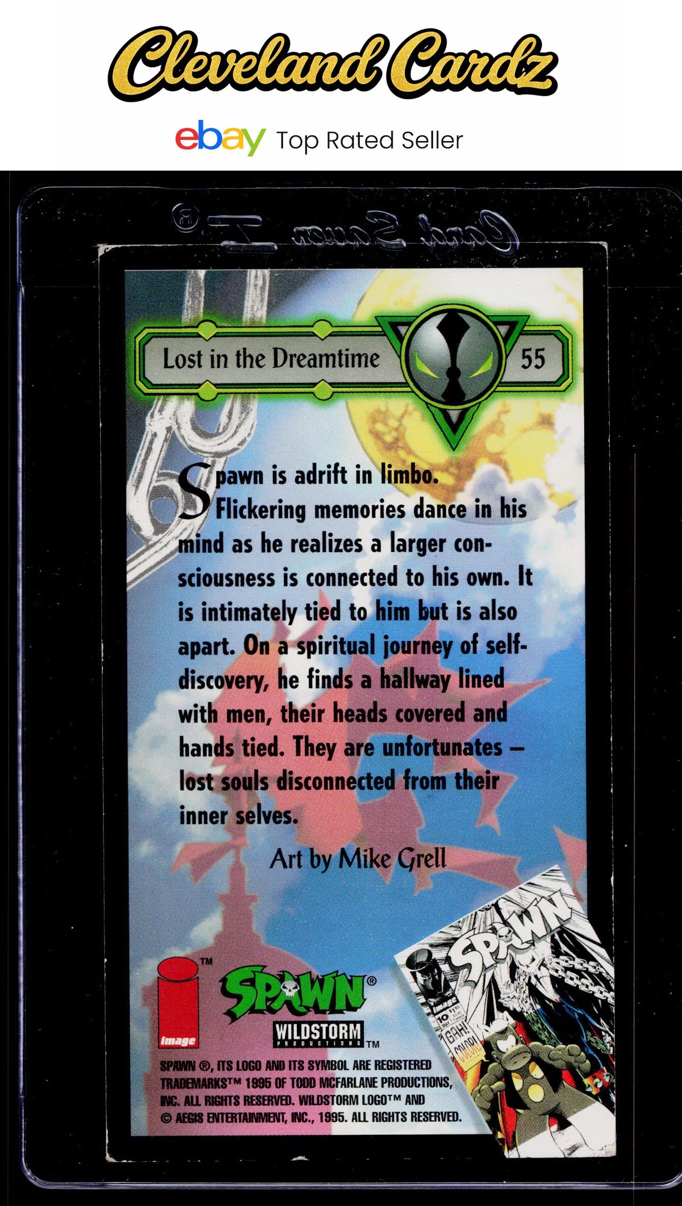 1995 WildStorm Spawn Widevision #55 Lost in the Dreamtime VG+