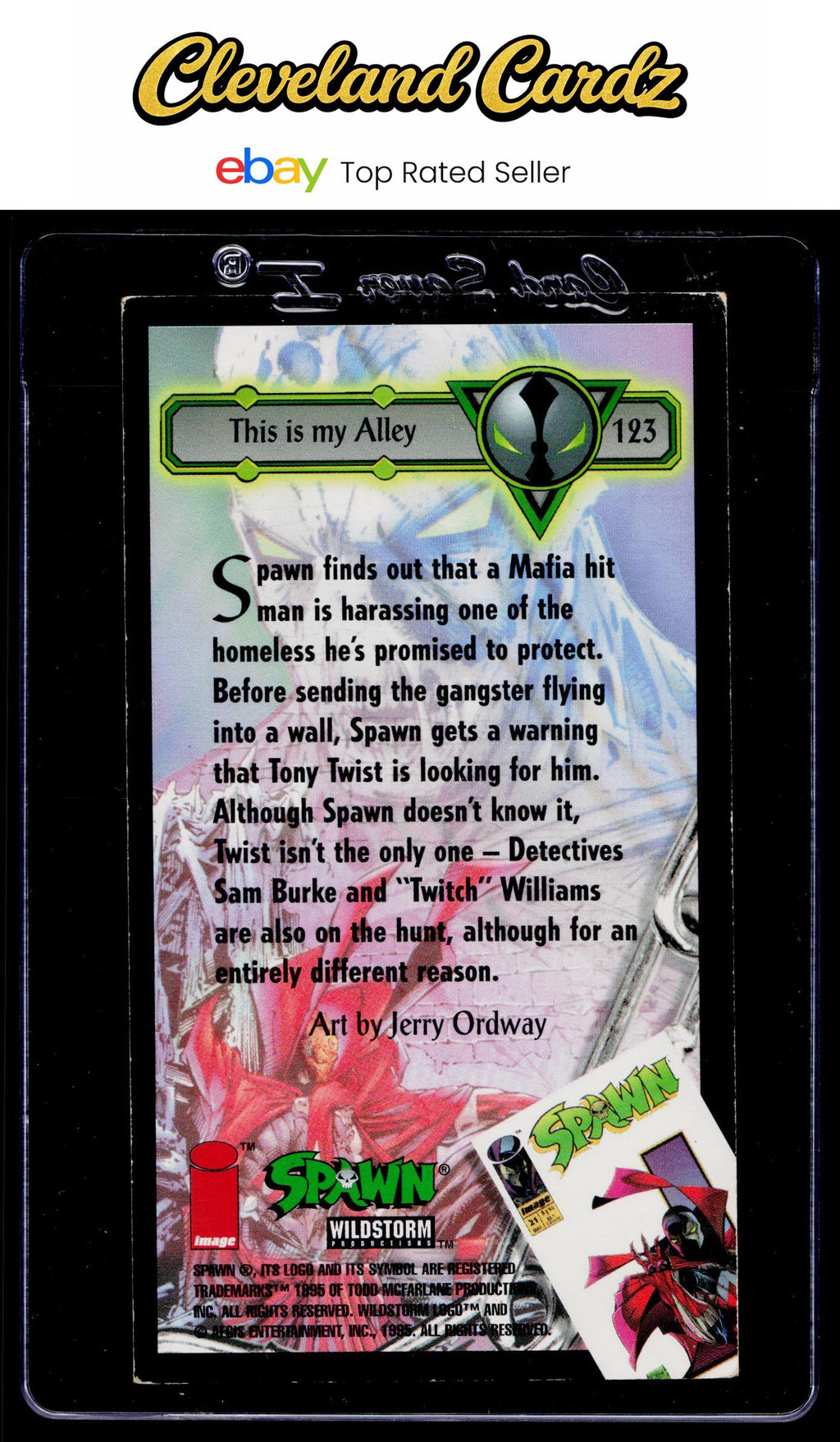 1995 WildStorm Spawn Widevision #123 This is my Alley VG+