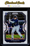 2021 Panini Prizm #89 Evan White White Wave Prizm RC