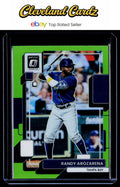 2022 Donruss Optic - Lime Green Prizm #117 Randy Arozarena