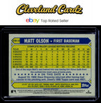 2022 Topps Chrome #87BC-15 Matt Olson 1987 Topps Baseball 35th Anniversary