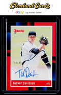 2022 Donruss #R88S-TD Tucker Davidson Retro 1988 Signatures Red #/99