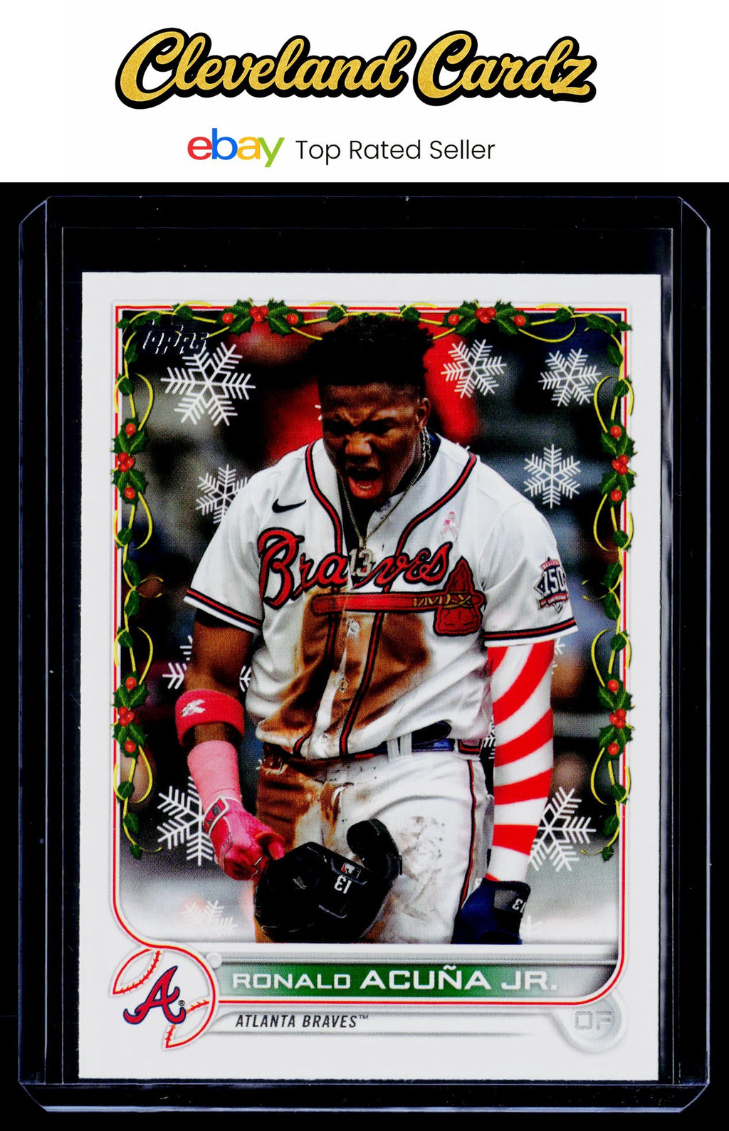 2022 Topps Holiday #HW88b Ronald Acuña Jr.