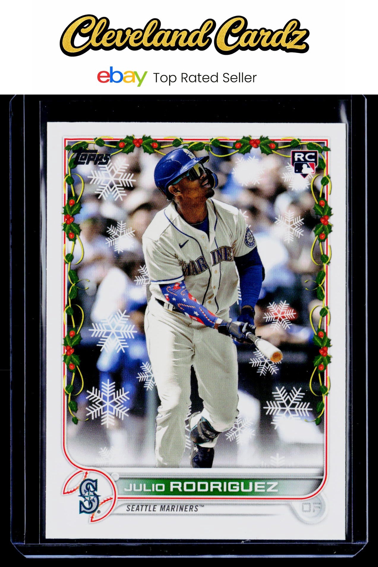2022 Topps Holiday #HW44b Julio Rodriguez