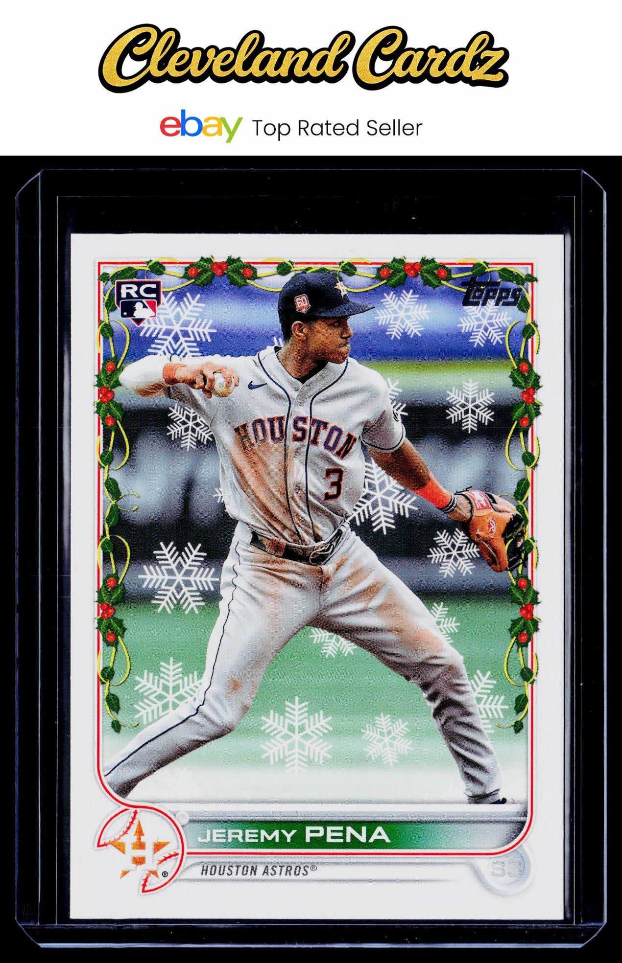 2022 Topps Holiday #HW129 Jeremy Pena RC