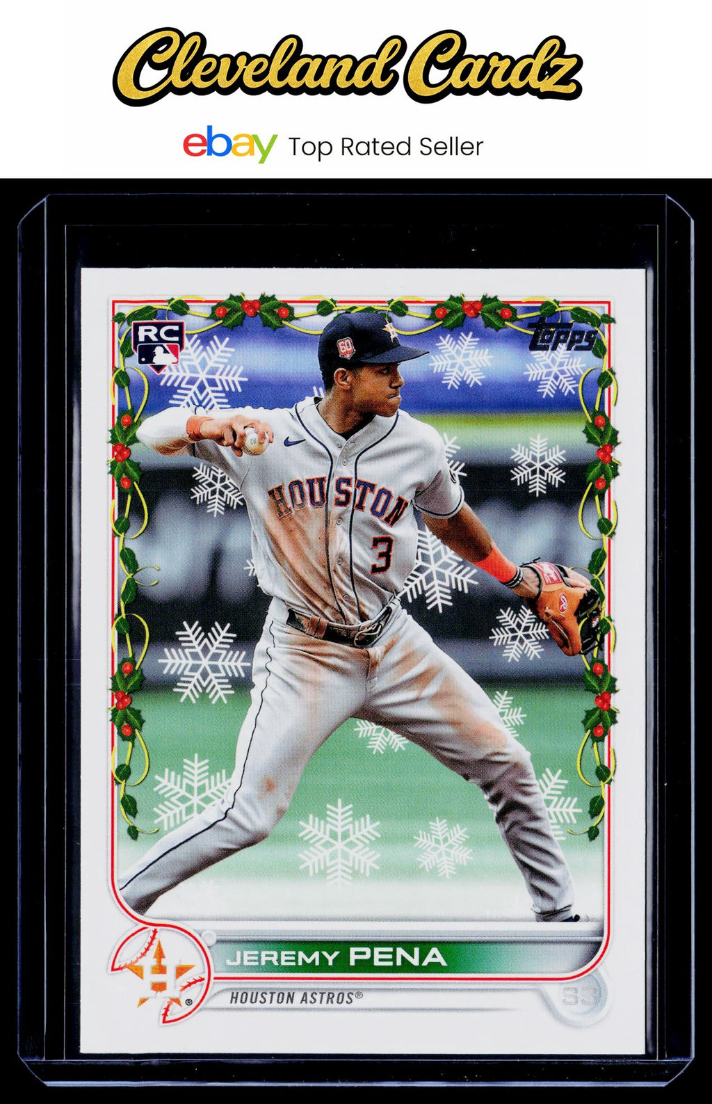 2022 Topps Holiday #HW129 Jeremy Pena RC