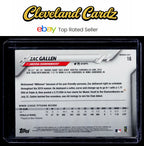 2020 Topps Arizona Diamondbacks #AZ-10 Zac Gallen