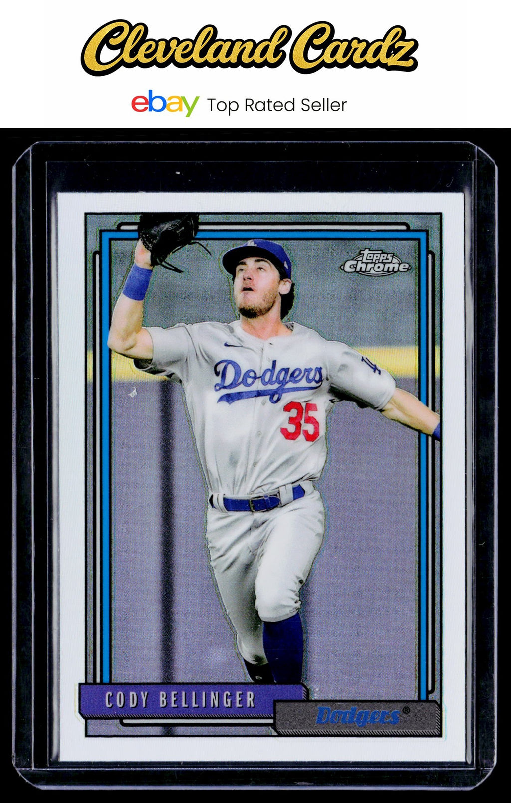 2021 Topps Update #TC92-24 Cody Bellinger 1992 Topps Redux Chrome