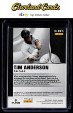 2022 Panini Mosaic #WW-5 Tim Anderson Will to Win Green Mosaic
