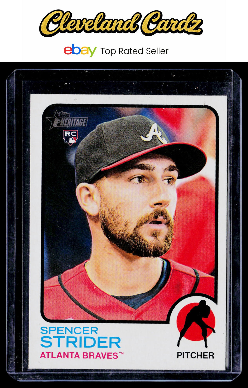2022 Topps Heritage #521 Spencer Strider RC