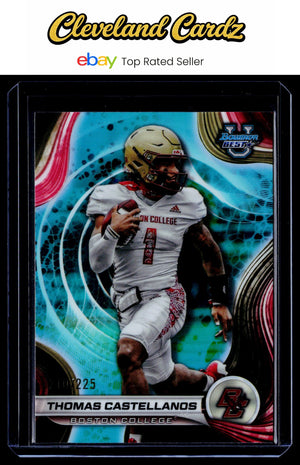 2024 Bowman University Best #78 Thomas Castellanos Aqua Refractor #/225