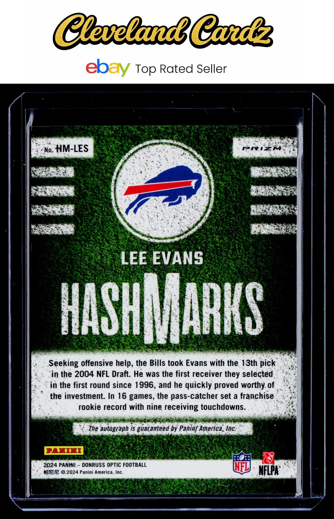 2024 Donruss Optic #HM-LES Lee Evans Hash Marks