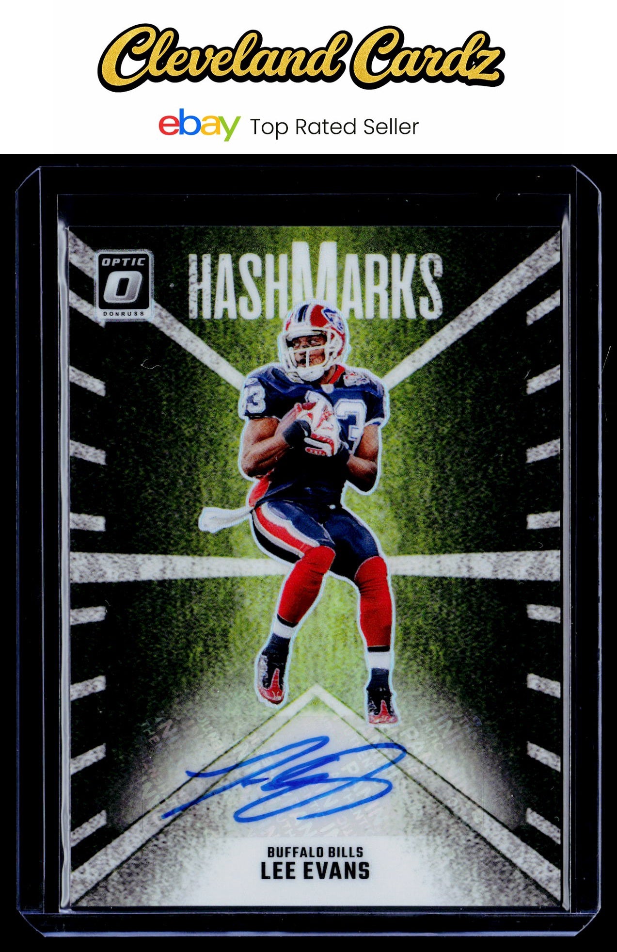 2024 Donruss Optic #HM-LES Lee Evans Hash Marks