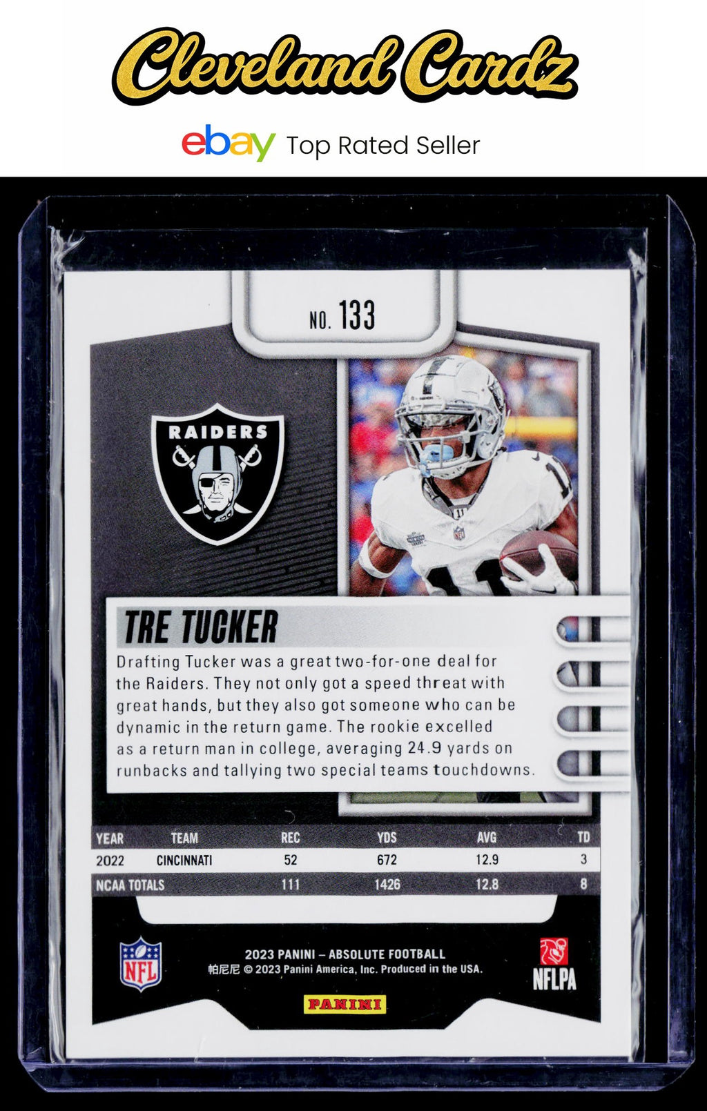 2023 Panini Absolute #133 Tre Tucker Spectrum Red #/100 RC