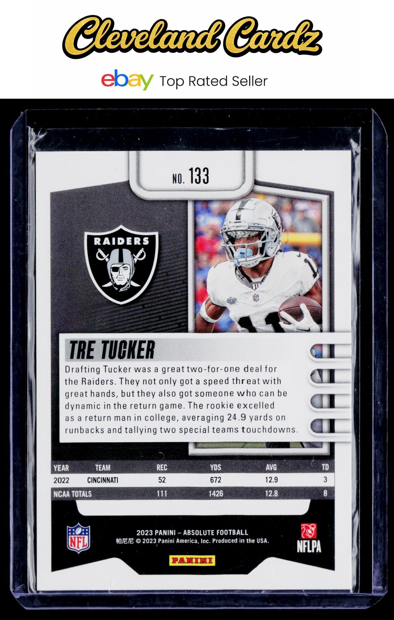 2023 Panini Absolute #133 Tre Tucker Spectrum Red #/100 RC