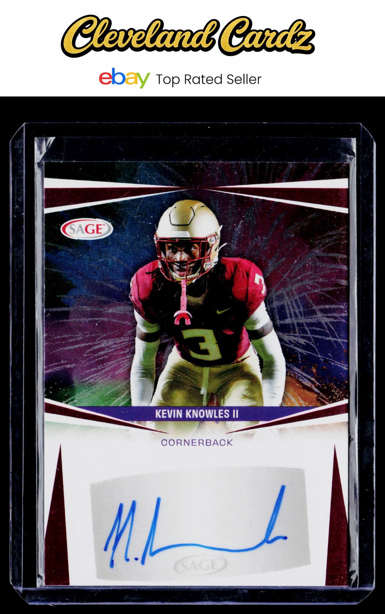 2025 SAGE HIT #A-KKII Kevin Knowles II Autographs Red (High Series)
