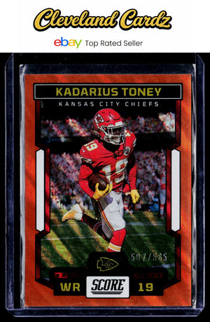 2023 Score #124 Kadarius Toney Lava #/565