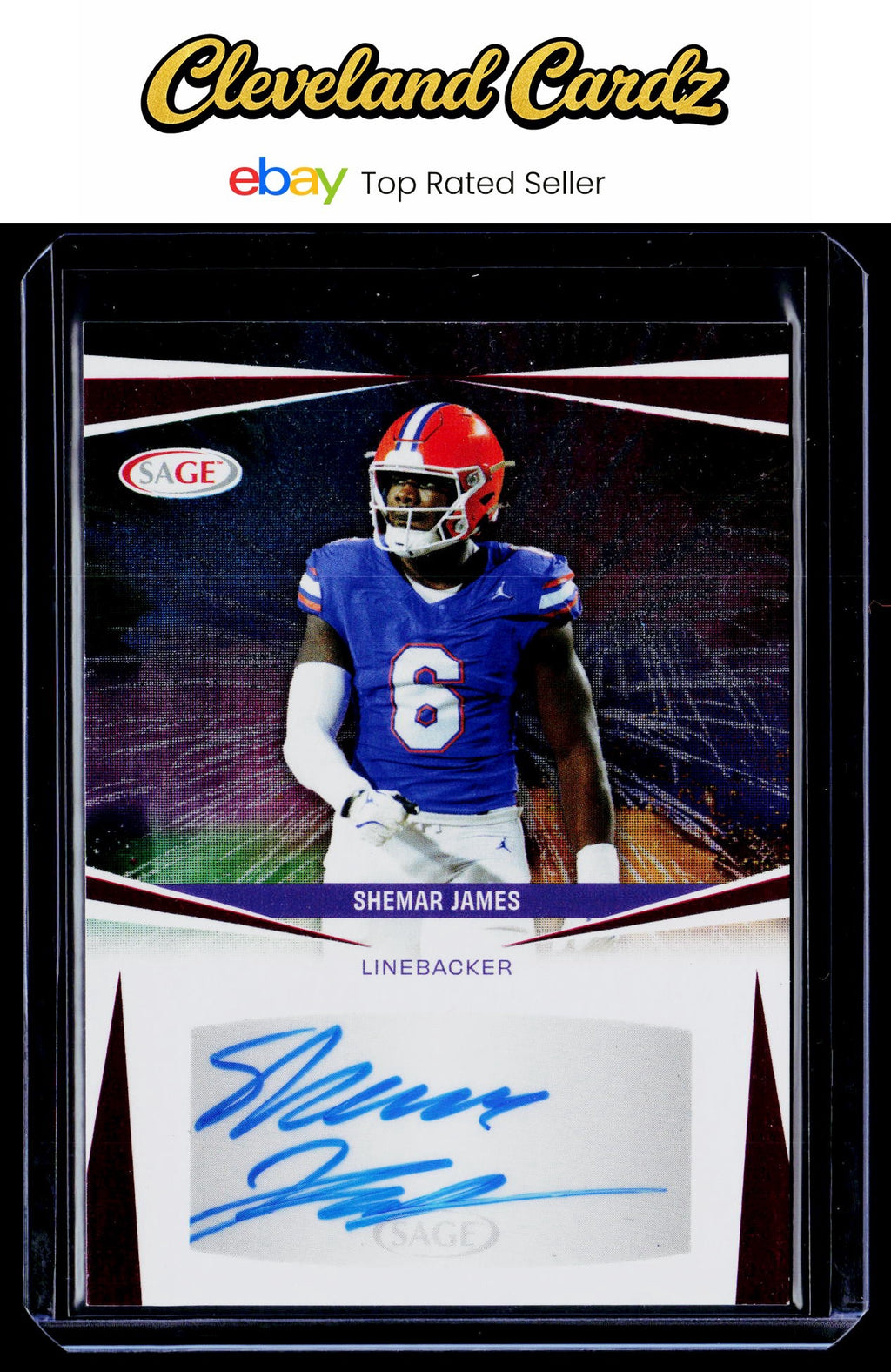 2025 SAGE HIT #A-SJ Shemar James Autographs Red (High Series)
