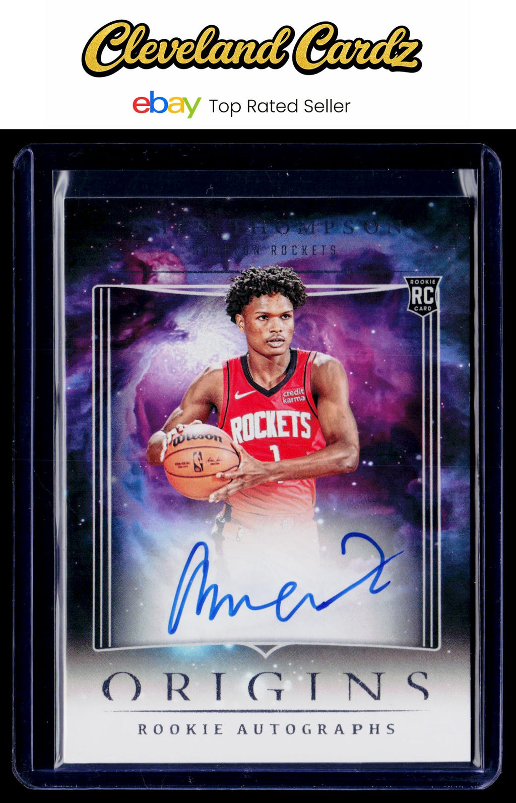 2023-24 Panini Origins #RA-ATH Amen Thompson Rookie Autographs