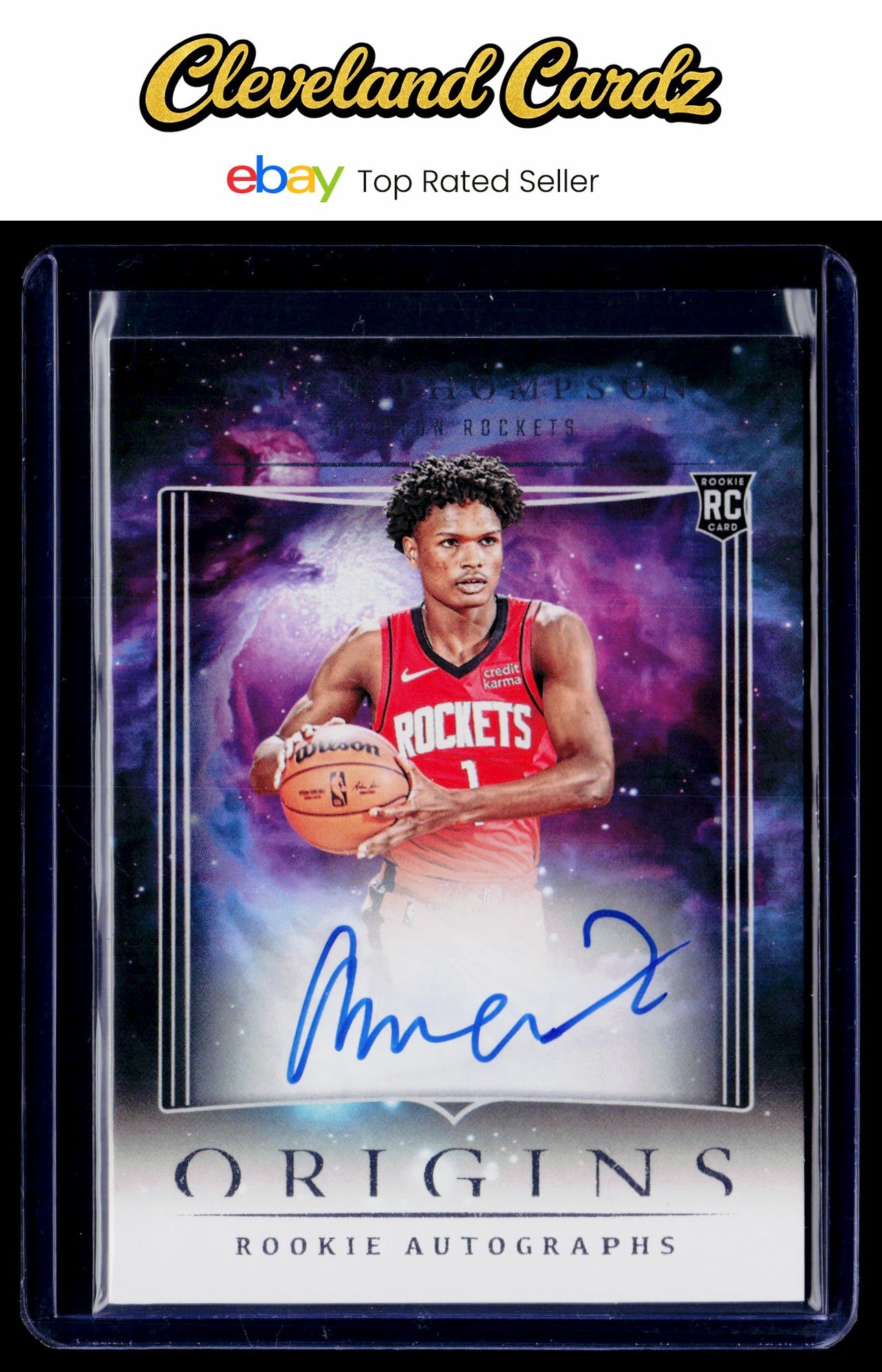 2023-24 Panini Origins #RA-ATH Amen Thompson Rookie Autographs