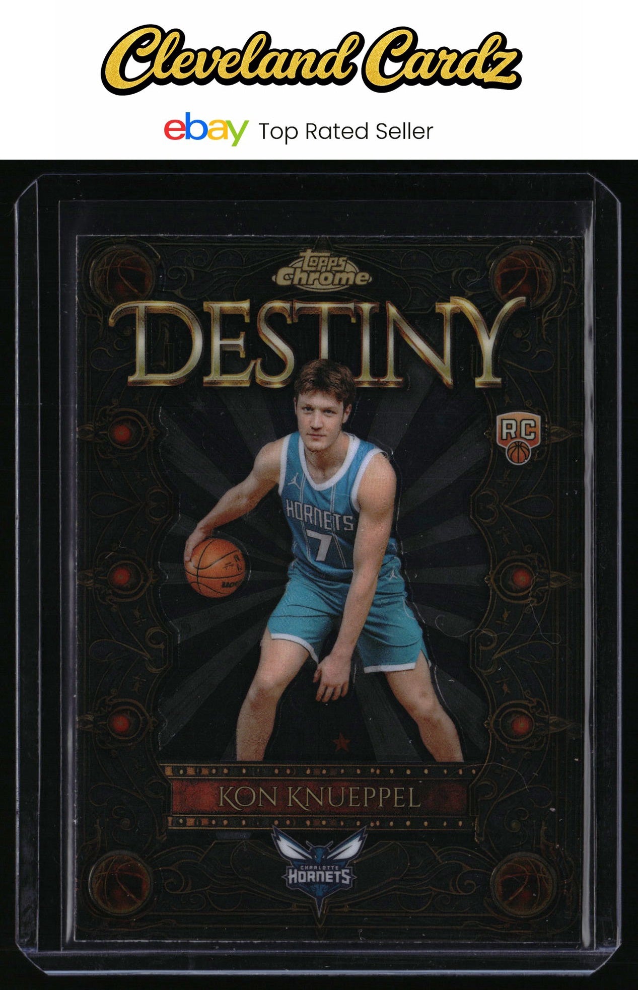 2025-26 Topps Chrome #D-4 Kon Knueppel Destiny RC