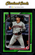 2024 Bowman #25 Corbin Carroll Neon Green #/399