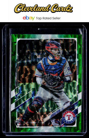 2021 Topps #628 Jonah Heim Green #/499 RC