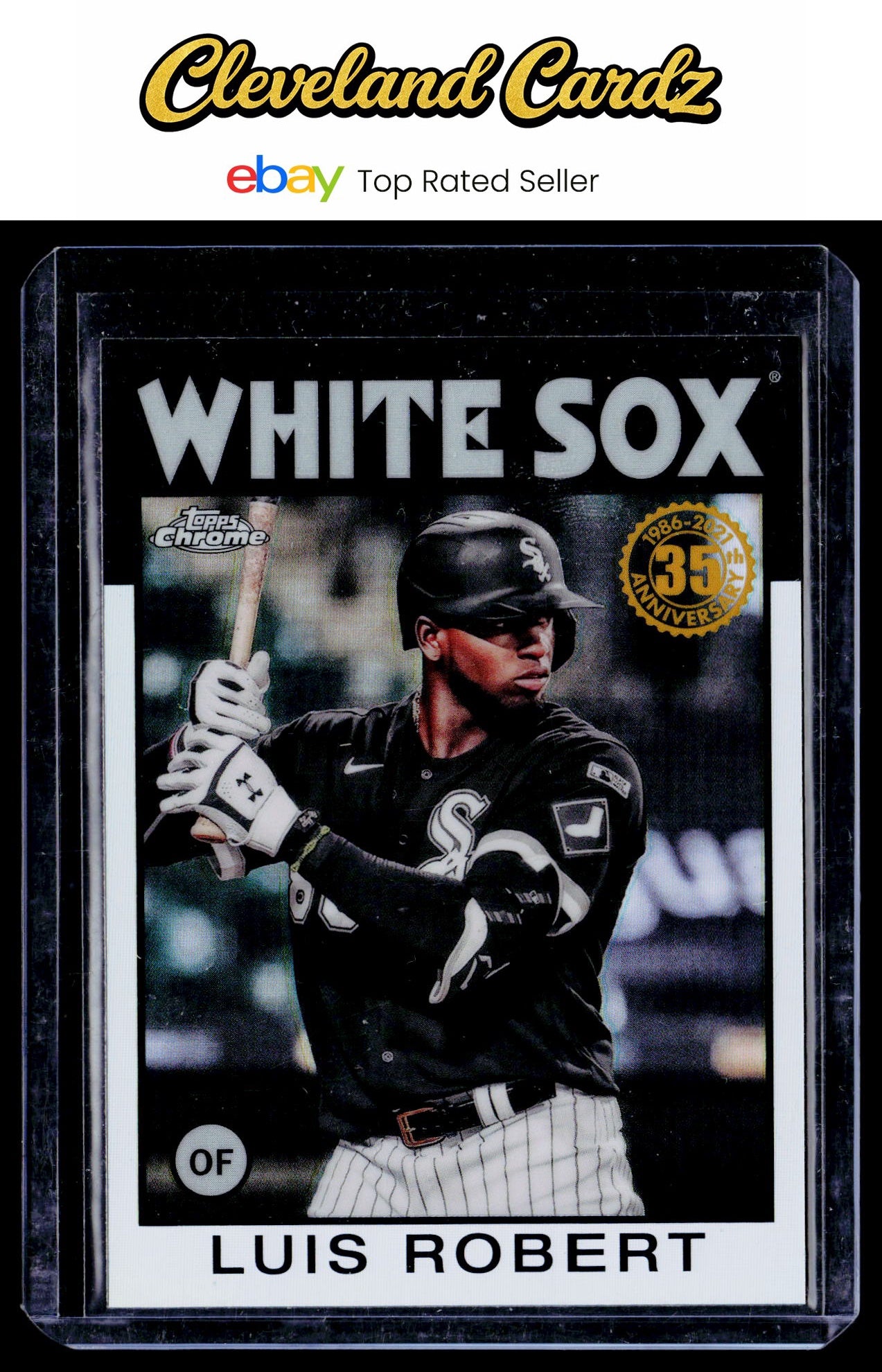 2021 Topps Chrome #86BC-21 Luis Robert 1986 Topps Baseball 35th Anniversary
