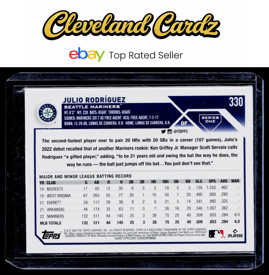 2023 Topps #330 Julio Rodríguez