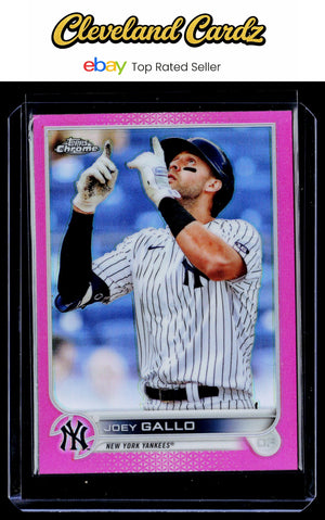 2022 Topps Chrome #178 Joey Gallo Pink Refractor