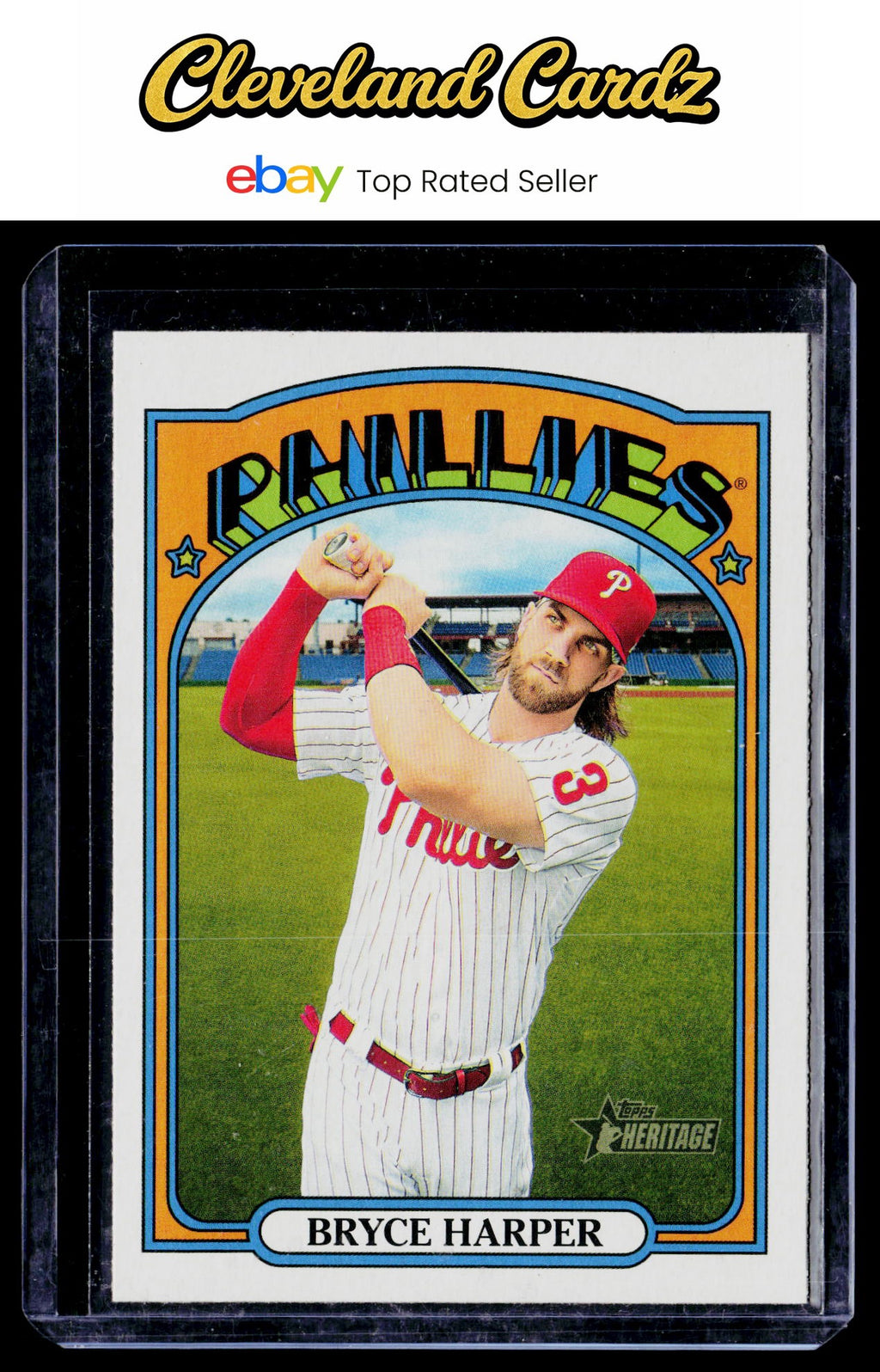 2021 Topps Heritage #13 Bryce Harper