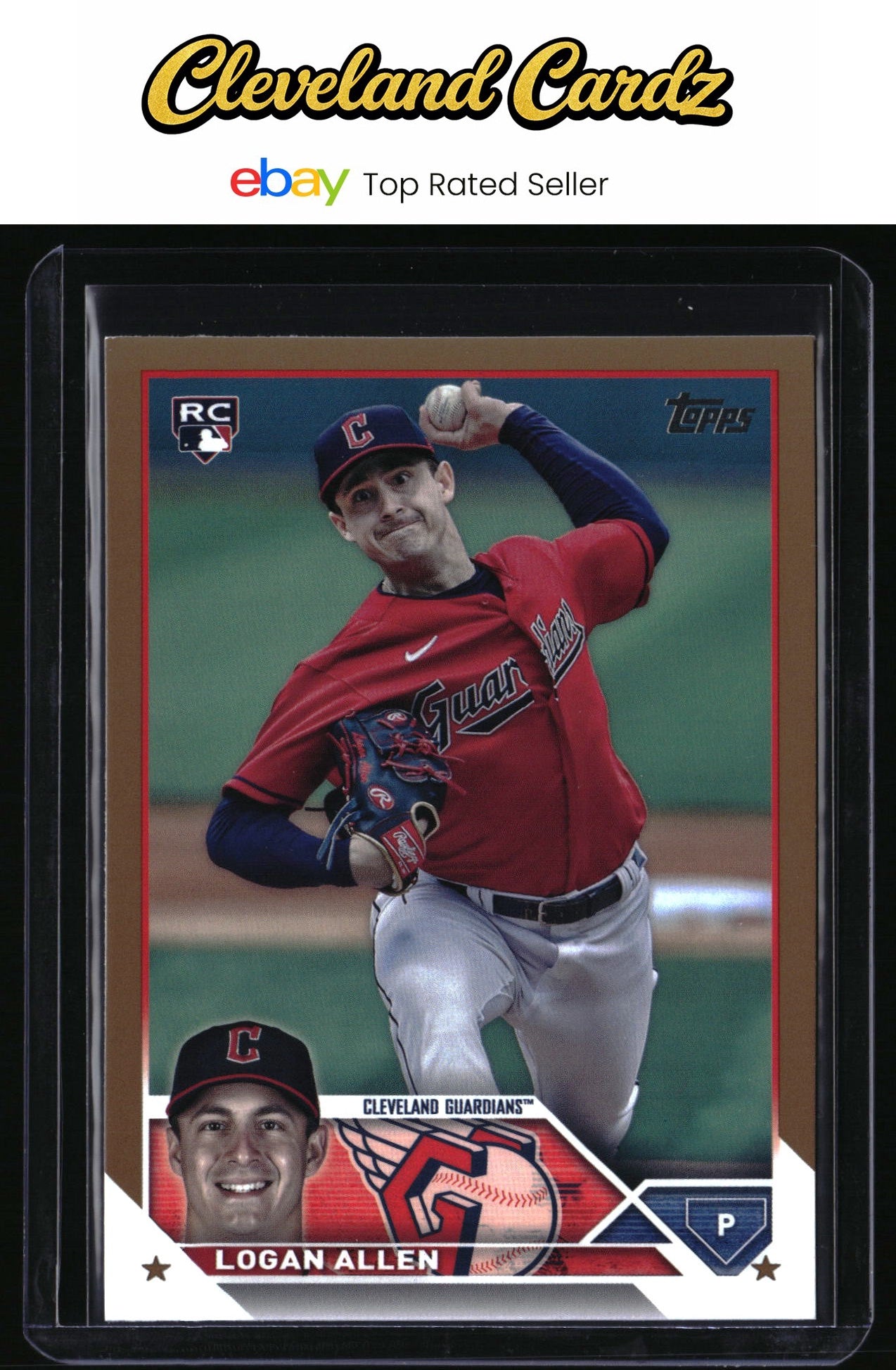 2023 Topps Update #US233 Logan Allen Gold #/2023 RC