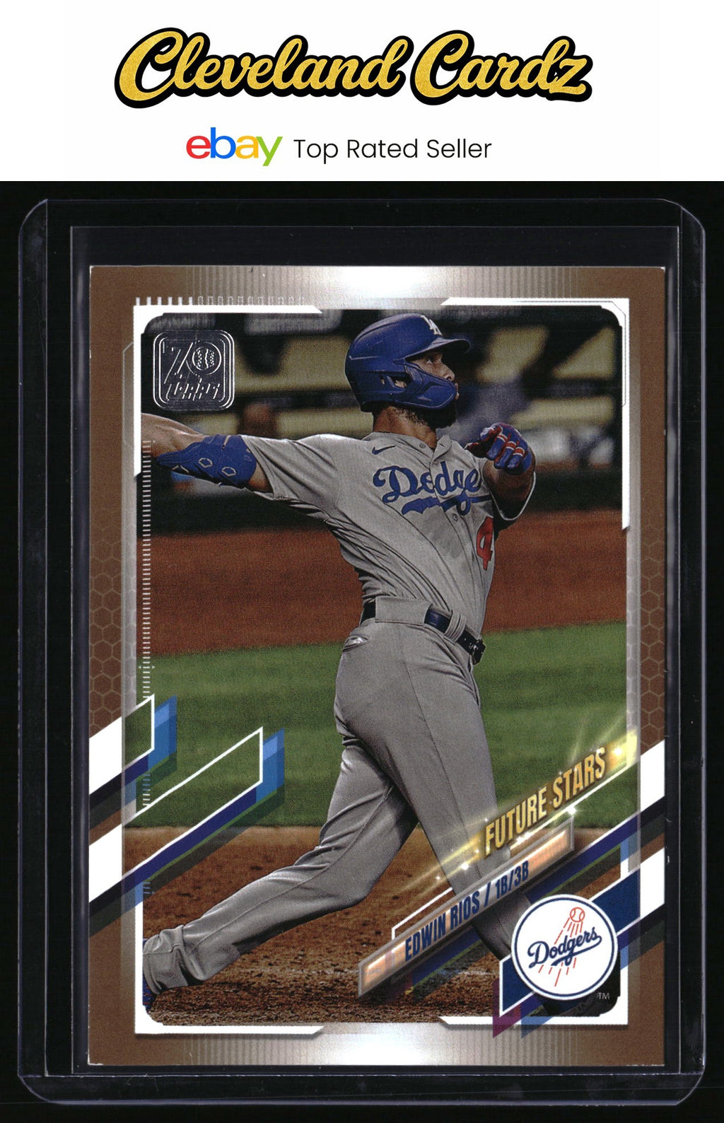 2021 Topps #393 Edwin Rios Gold #/2021