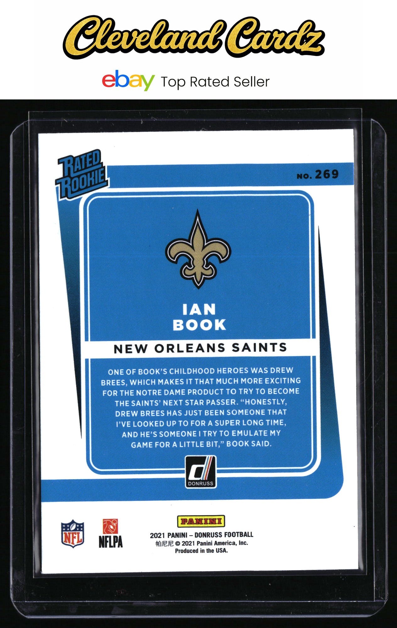 2021 Donruss #269 Ian Book RC