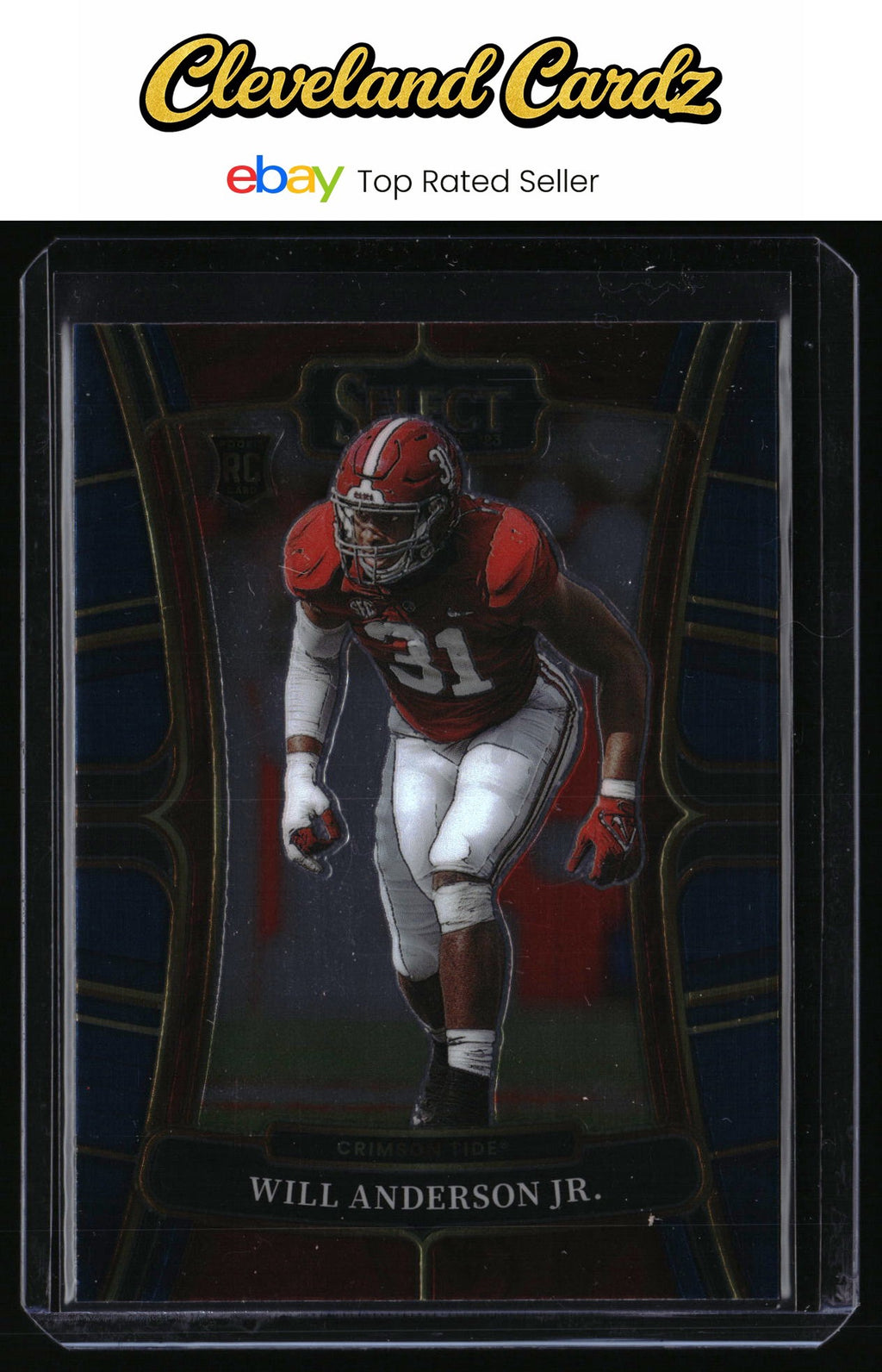 2023 Panini Select Draft Picks #13 Will Anderson Jr. Blue