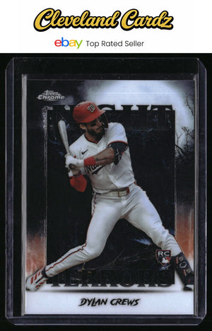 2025 Topps Chrome Update #NT-13 Dylan Crews Night Terrors RC