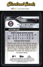 2021 Bowman Platinum #64 Alex Kirilloff Aqua Ice Foilboard #/250 RC