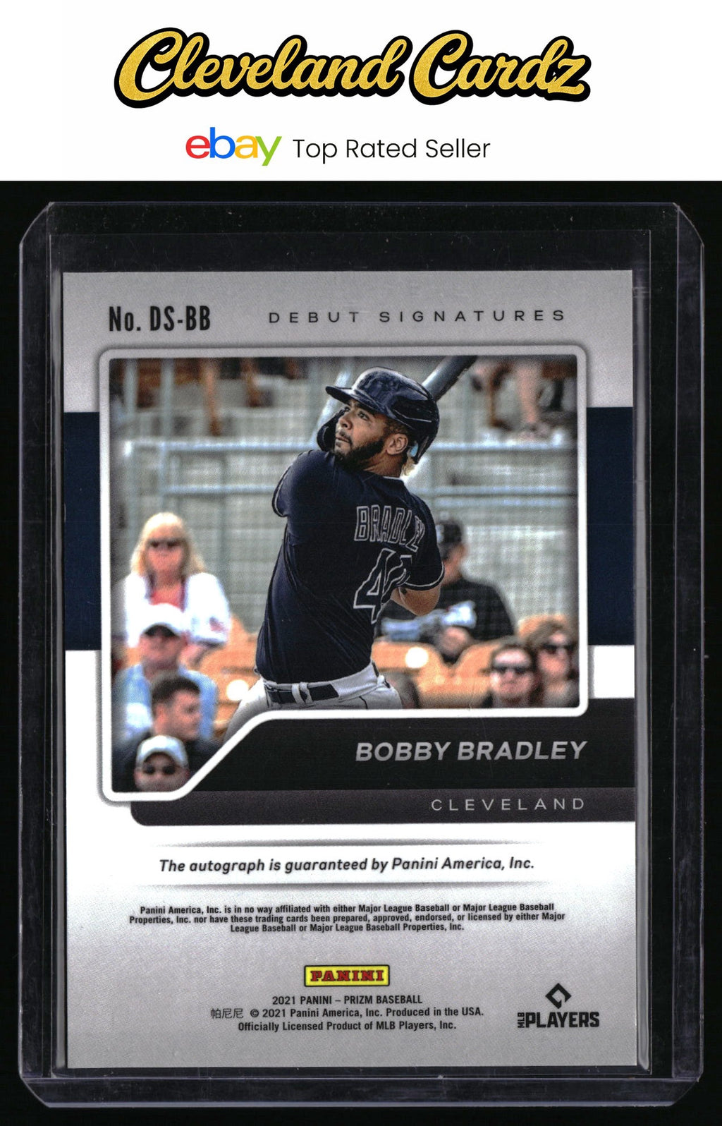 2021 Panini Prizm #DS-BB Bobby Bradley Debut Signatures