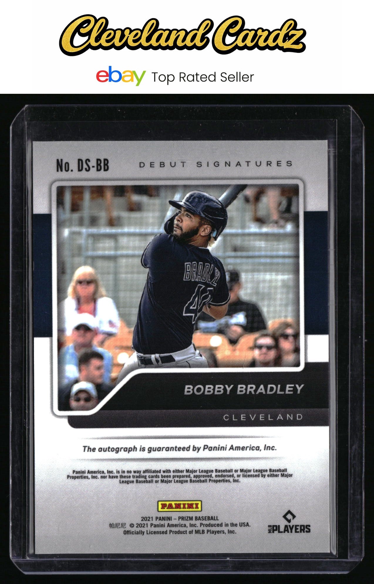 2021 Panini Prizm #DS-BB Bobby Bradley Debut Signatures