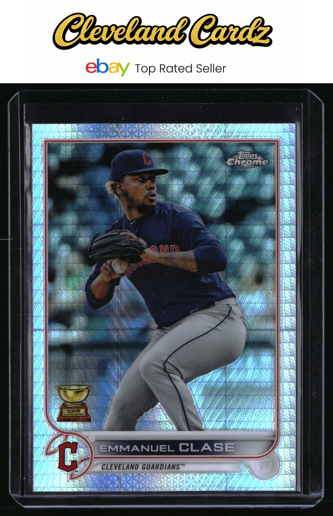 2022 Topps Chrome Sonic #130 Emmanuel Clase Prism Refractor