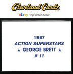 1987 Action Superstars #11 George Brett