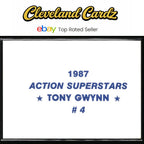 1987 Action Superstars #4 Tony Gwynn