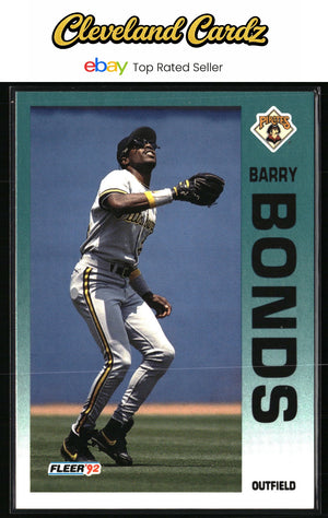 1992 Fleer #550 Barry Bonds