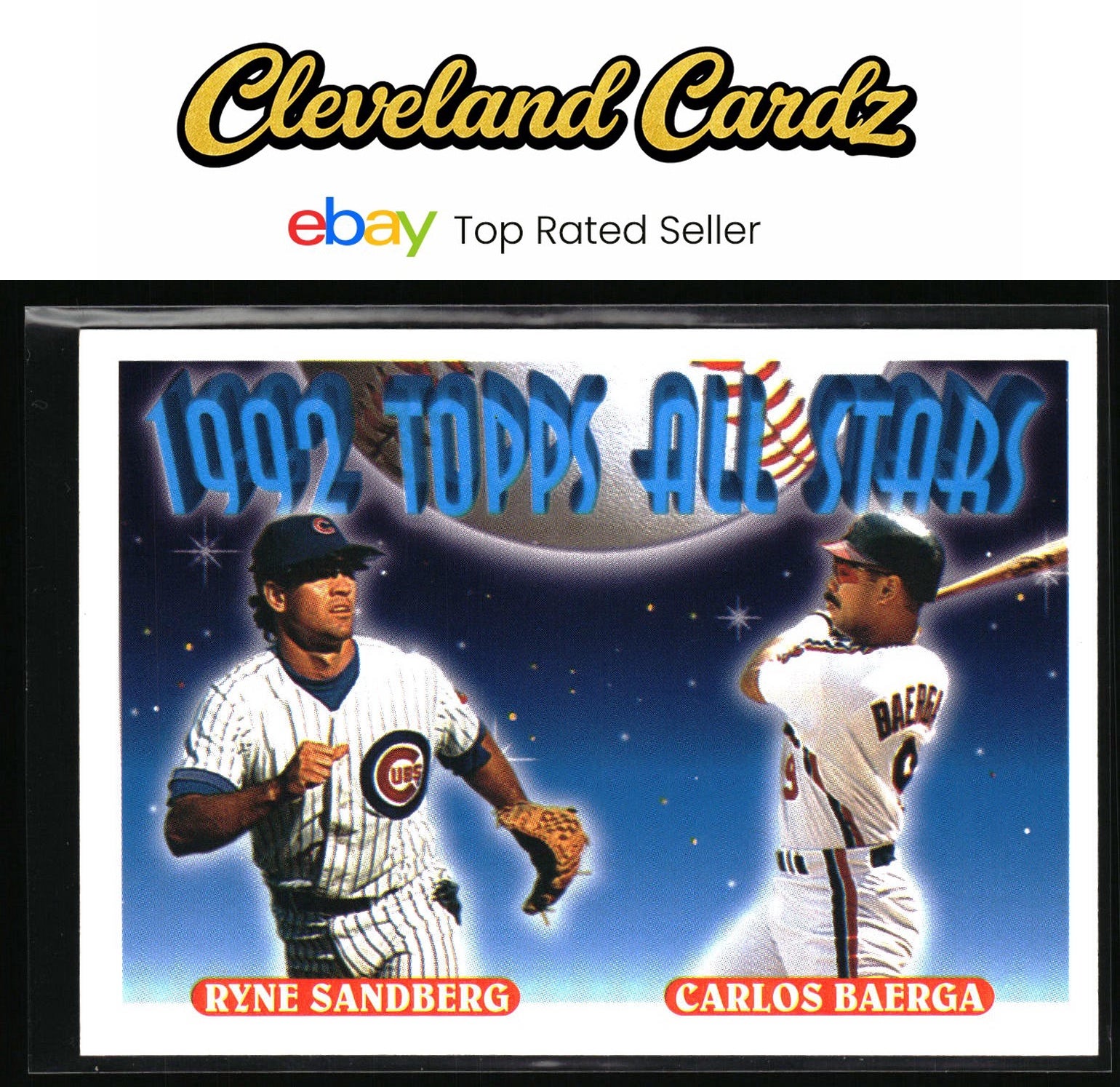 1993 Topps #402 Ryne Sandberg / Carlos Baerga