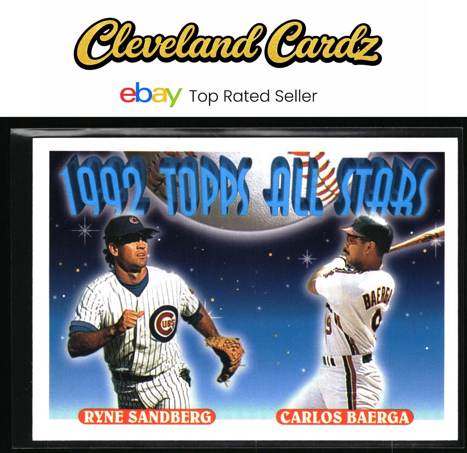 1993 Topps #402 Ryne Sandberg / Carlos Baerga